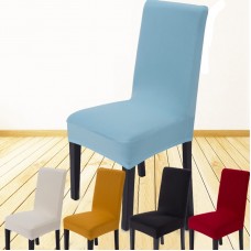 Comedor decoración Jacquard silla cubre Spandex tela lavable a máquina Hotel banquete silla Slipcovers ali-10154494